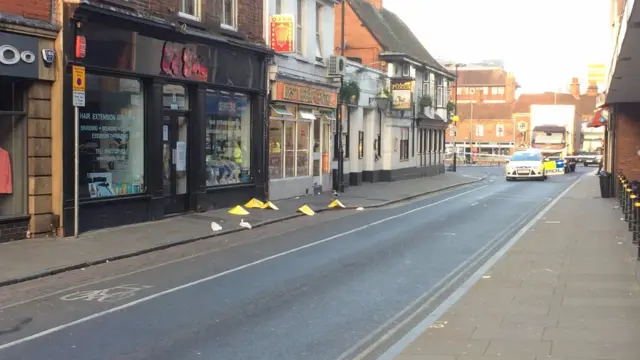 Dog's Head Street, Ipswich sealed-off by police