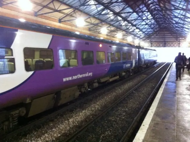 Northern Rail train at Beverley Station