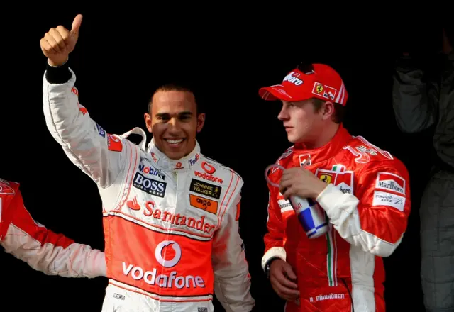 
          Lewis Hamilton qualifies on pole position for the 2007 Chinese Grand Prix
        