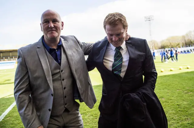 Jim Duffy and Neil Lennon