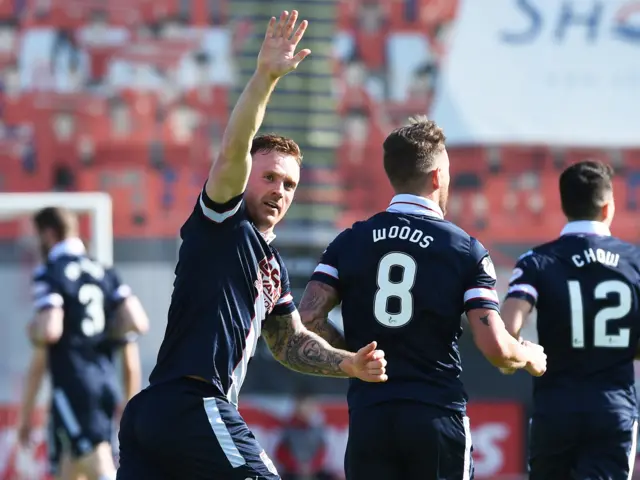 
          Craig Curran's goal earned a point for the Staggies at Hamilton
        