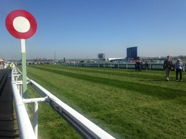 Aintree winning post