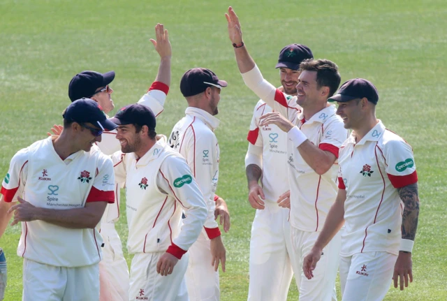 James Anderson wicket