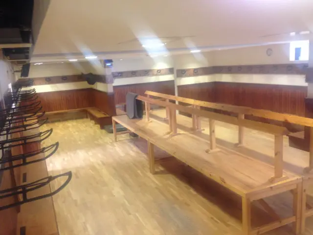 Aintree weighing room