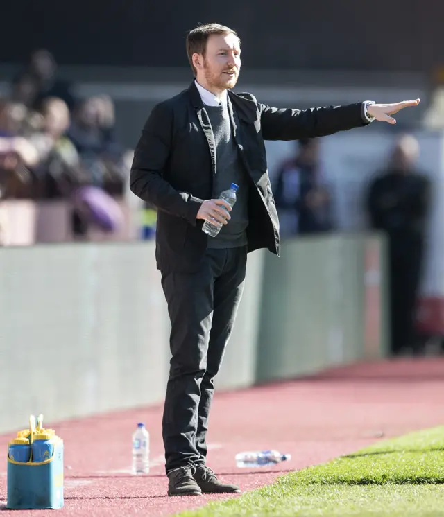 Hearts head coach Ian Cathro