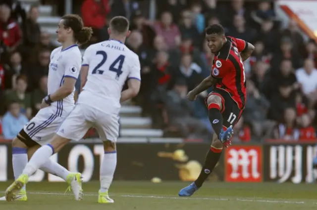 Joshua King shoots