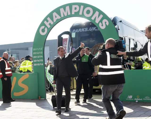 Celtic manager Brendan Rodgers