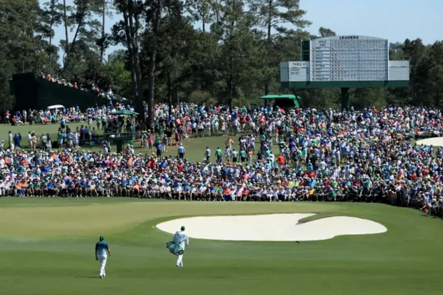 Sergio Garcia at Augusta