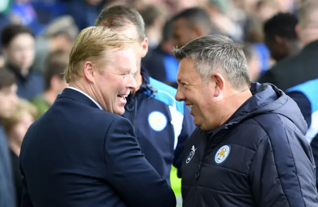 Craig Shakespeare and Ronald Koeman