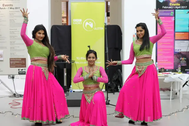 Asia Dance Academy perform in the Ulster Museum