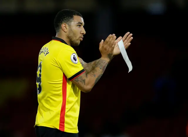 Troy Deeney applauds fans