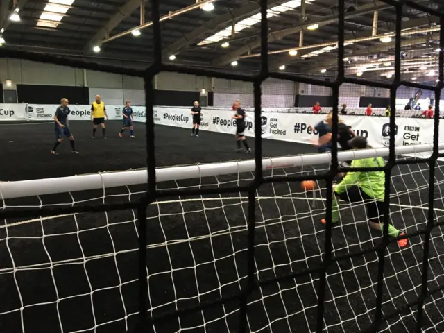 Adult Females action from the FA People's Cup finals in Birmingham