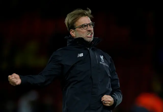 Klopp celebrates