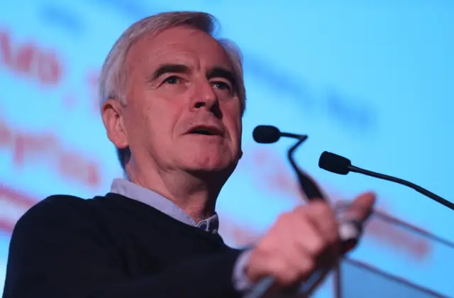 Shadow Chancellor, John McDonnell