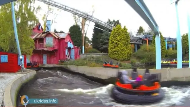 Splash Canyon ride at Drayton Manor