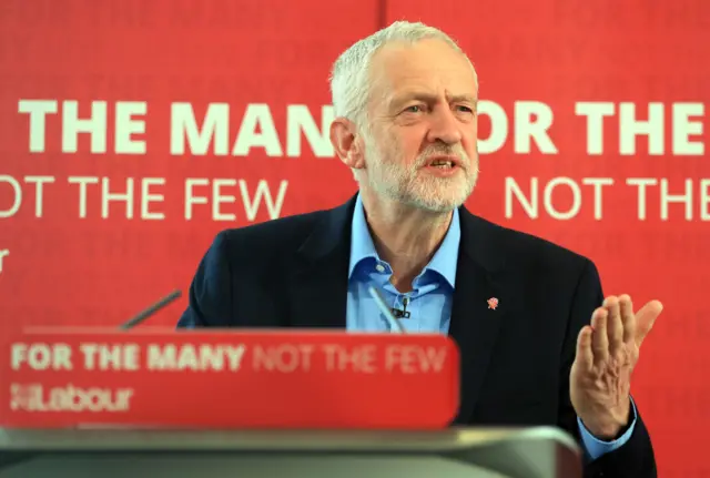 Jeremy Corbyn in Leeds