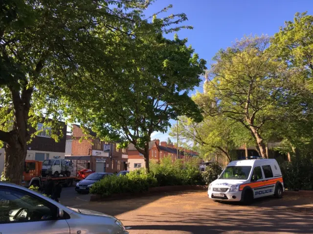 Outside Jameah Academy in Leicester