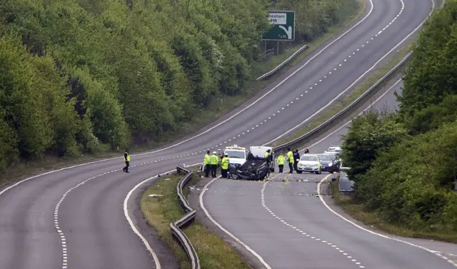 A41 crash