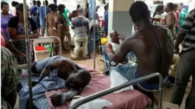 Picture of injured in Takoradi