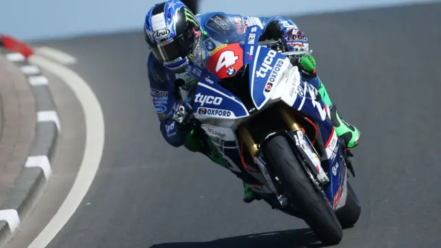 Alastair Seeley on his Tyco BMW Superstock bike