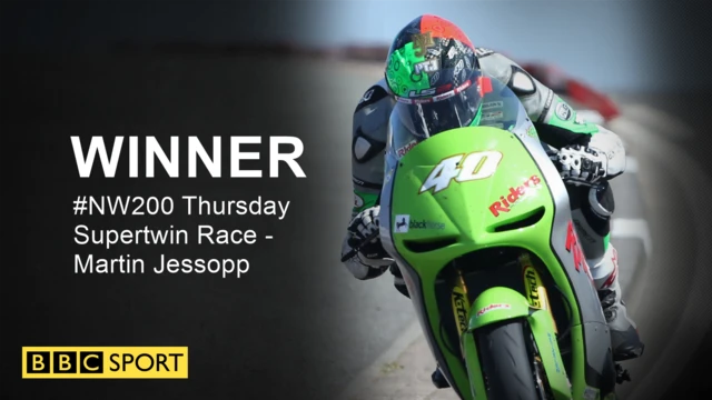 Martin Jessopp wins his second race of the 2017 NW200