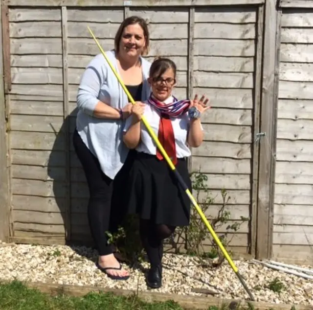 Alison Birch and her mum