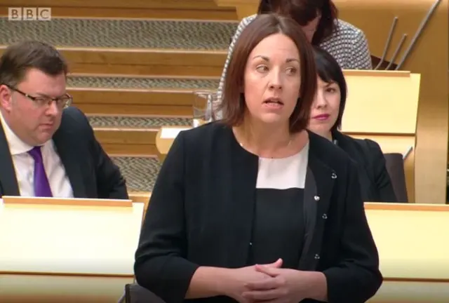 Scottish Labour leader Kezia Dugdale