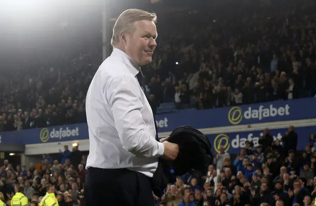 Everton manager Ronald Koeman