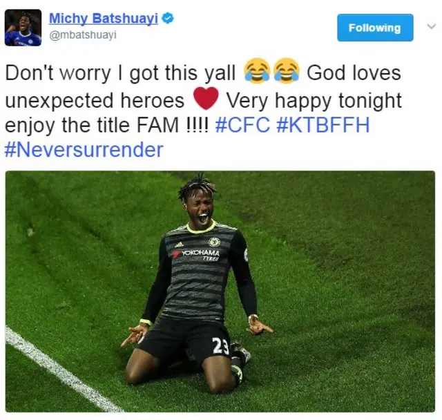 Michy Batsuyhai tweet