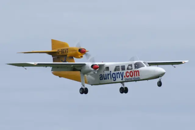 Aurigny trislander G-BEVT