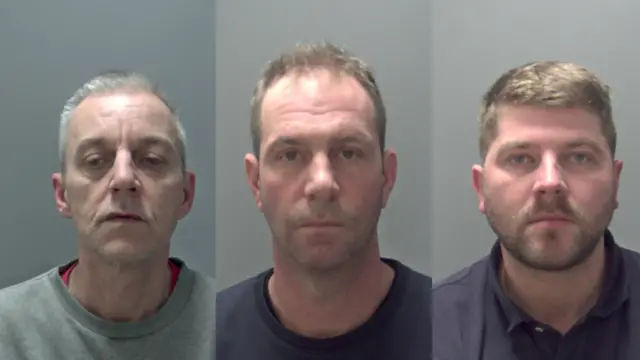 Stephen Carpenter, Steven Duggan, Lee Denton (l-r)