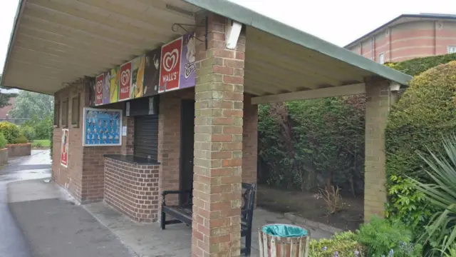 Kiosk in Victoria Park which is due to be demolished