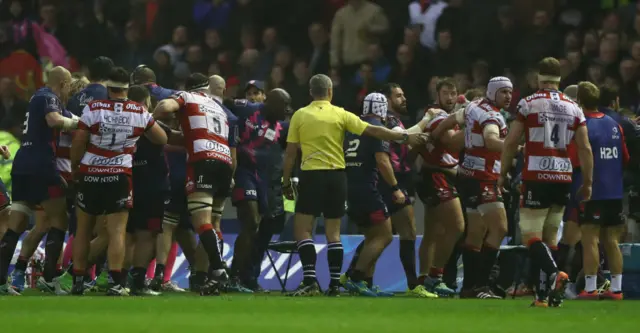 Gloucester v Stade Francais