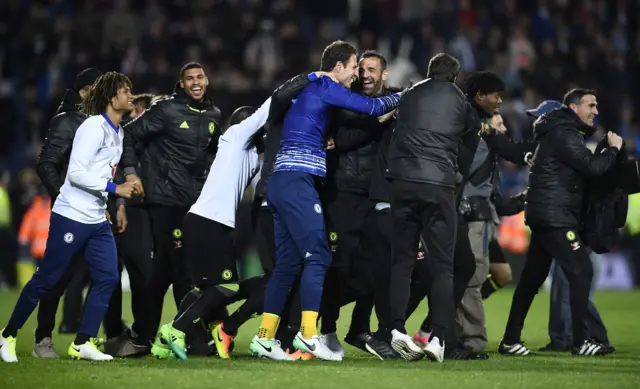 Chelsea celebrate