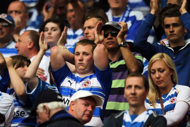 Reading fans despondent