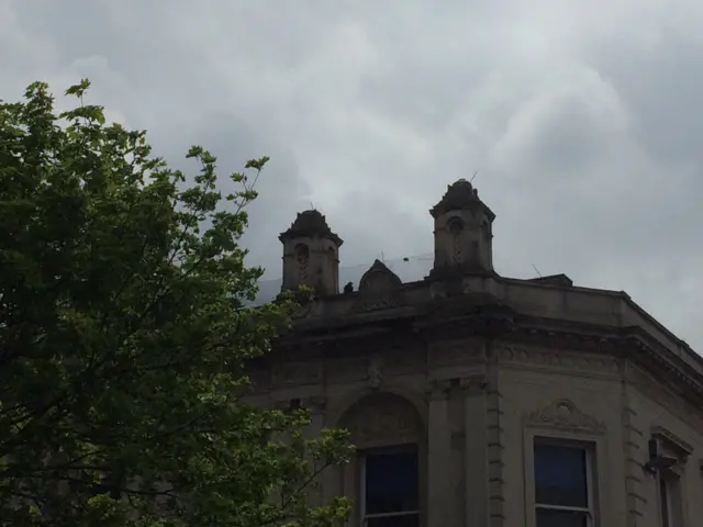 Bird of prey on the Old Post Office, Ipswich