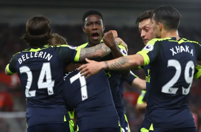 Arsenal celebrate