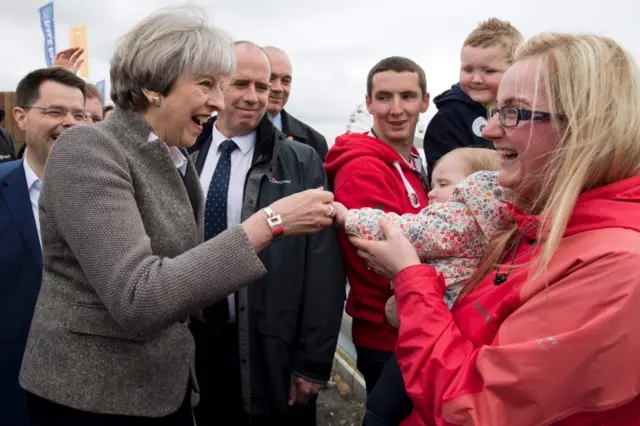 Theresa May at Balmoral Show