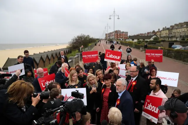 Jeremy Corbyn in Lowestoft