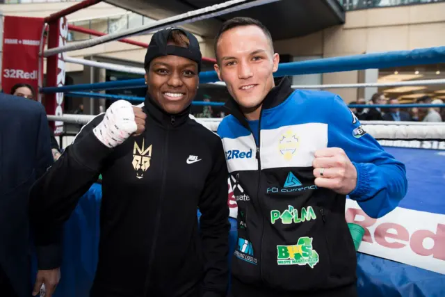 Nicola Adams and Josh Warrington