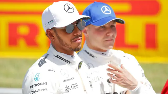 Lewis Hamilton and Valtteri Bottas