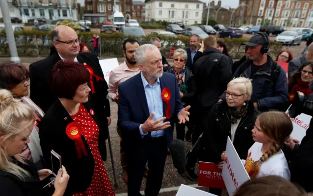 Jeremy Corbyn in Lowestoft