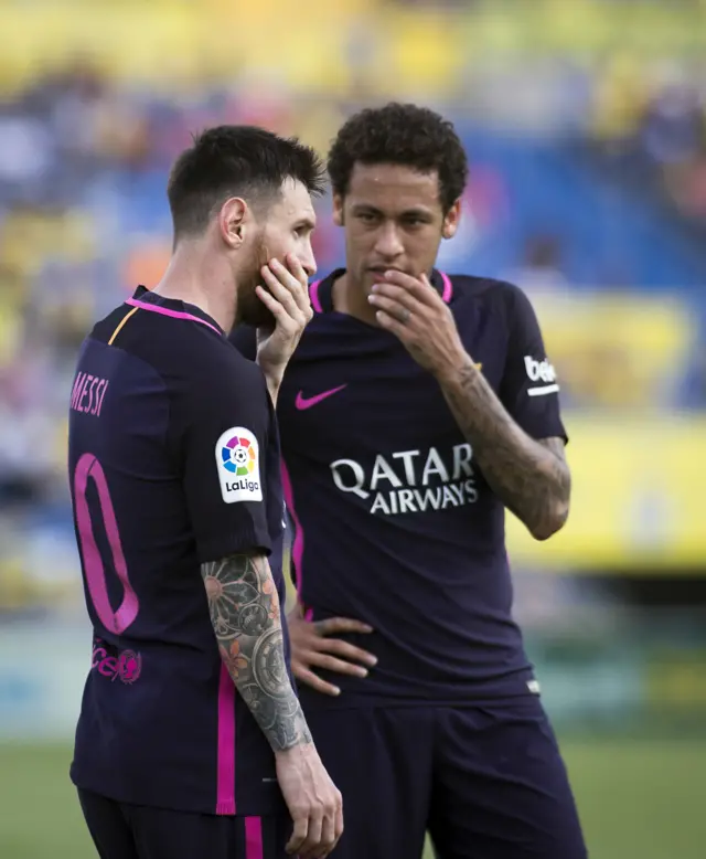 Neymar and Messi