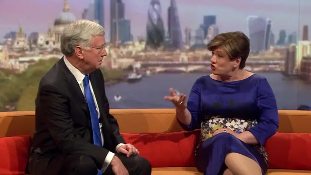 Michael Fallon and Emily Thornberry