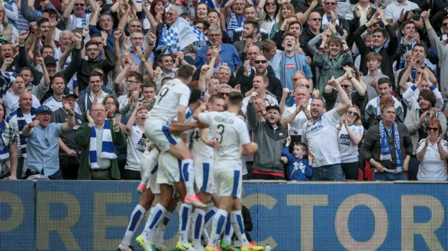 Tranmere celebrate