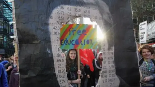 Tuition fees protest