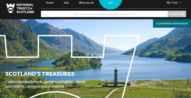 National Trust for Scotland website