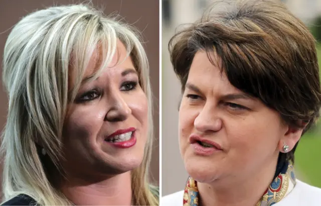 Michelle O'Neill and Arlene Foster