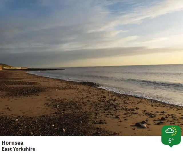 Beach in Hornsea