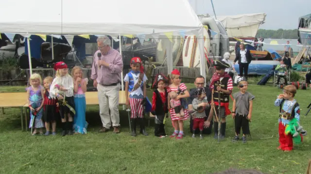 Arthur Ransome Pin Mill Jamboree pirate fancy dress competition